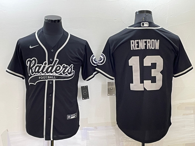 Men's Las Vegas Raiders Hunter Renfrow #13 Black Jersey Joint Edition